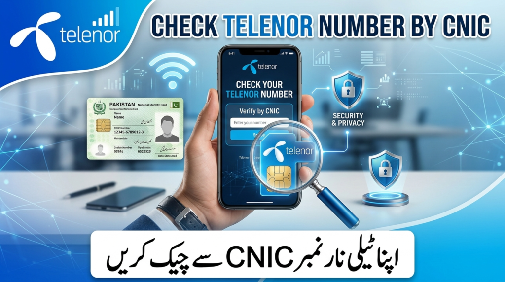 Check Telenor Number by CNIC Online 