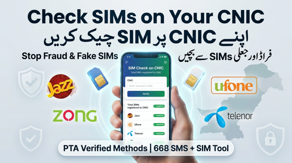 Check the Number of SIMs Registered on CNIC 