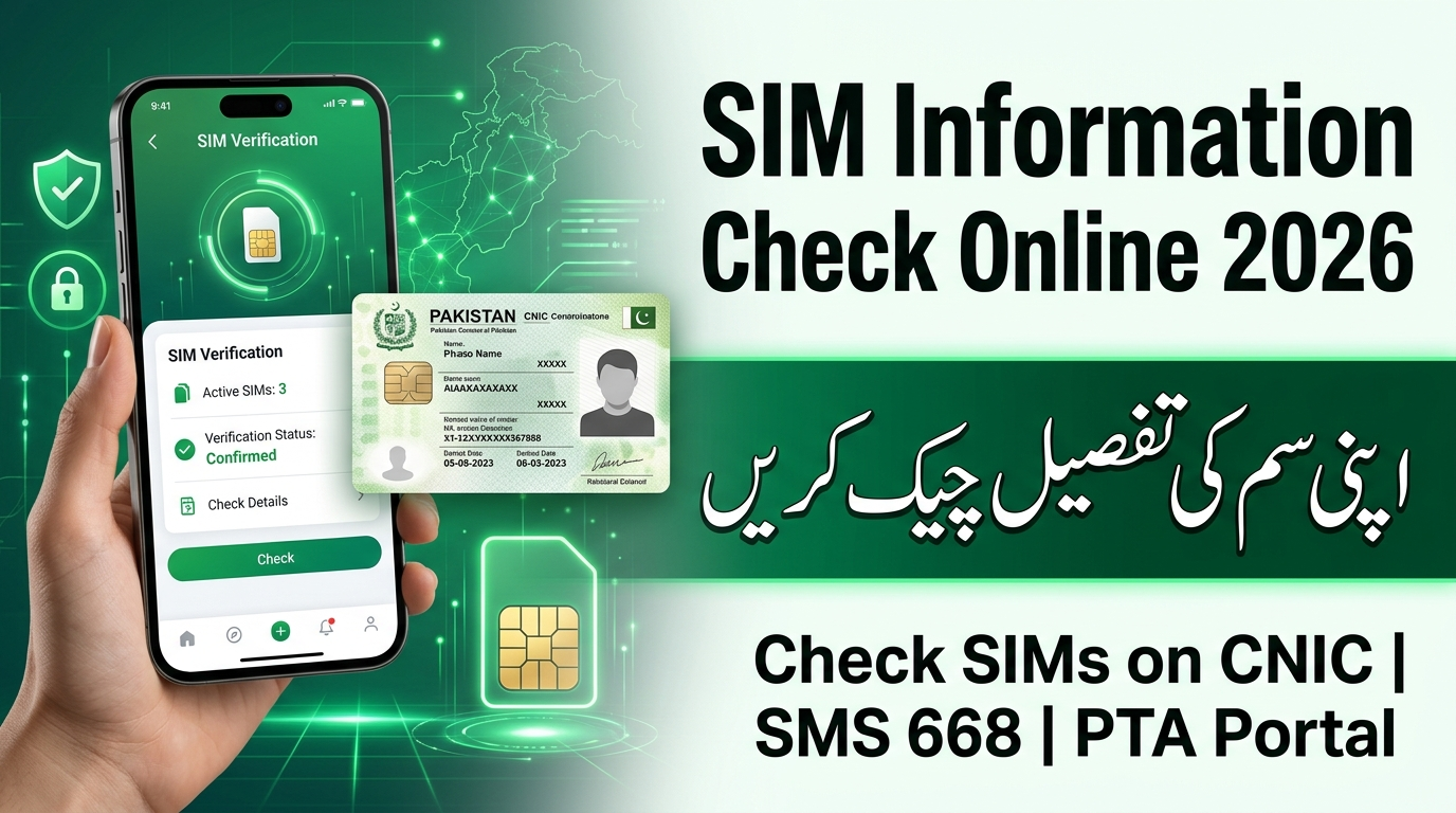 Check SIM Information Online-Complete Guide