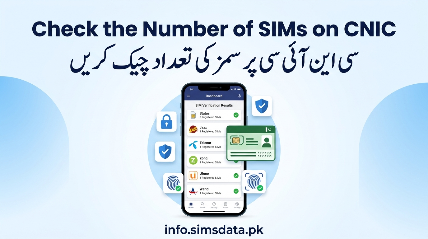 Check the Number of SIMs Registered on CNIC