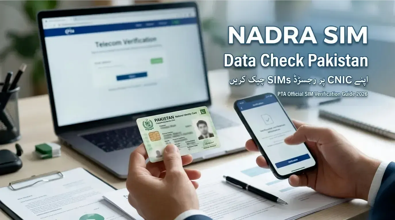 NADRA SIM Data Check in Pakistan – Complete Guide 