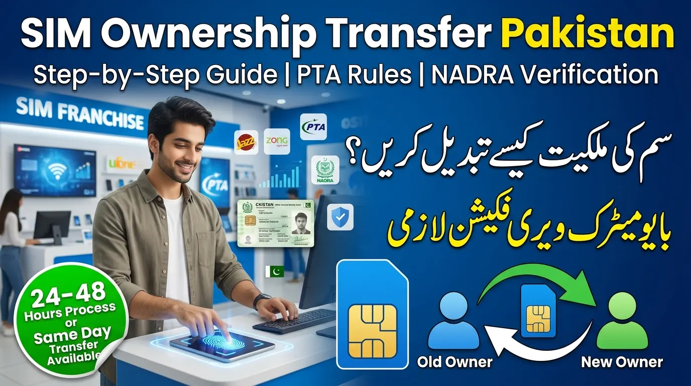 Transfer SIM Ownership in Pakistan – Complete Guide